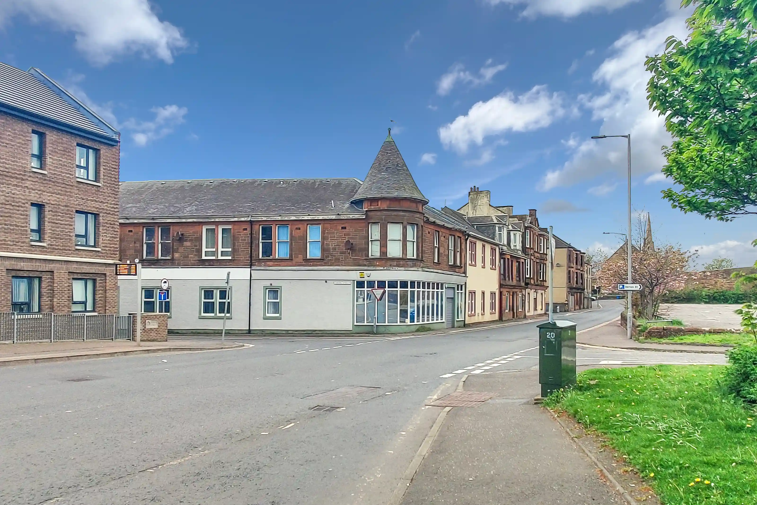 Street view of property in Saltcoats town centre